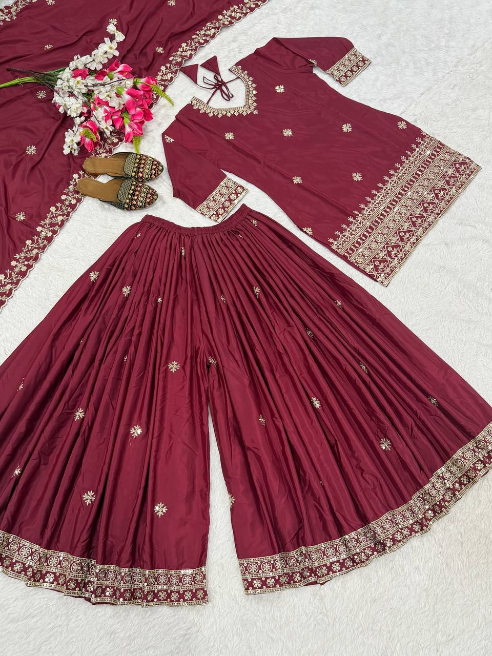 Dark Ruby Heirloom Suit